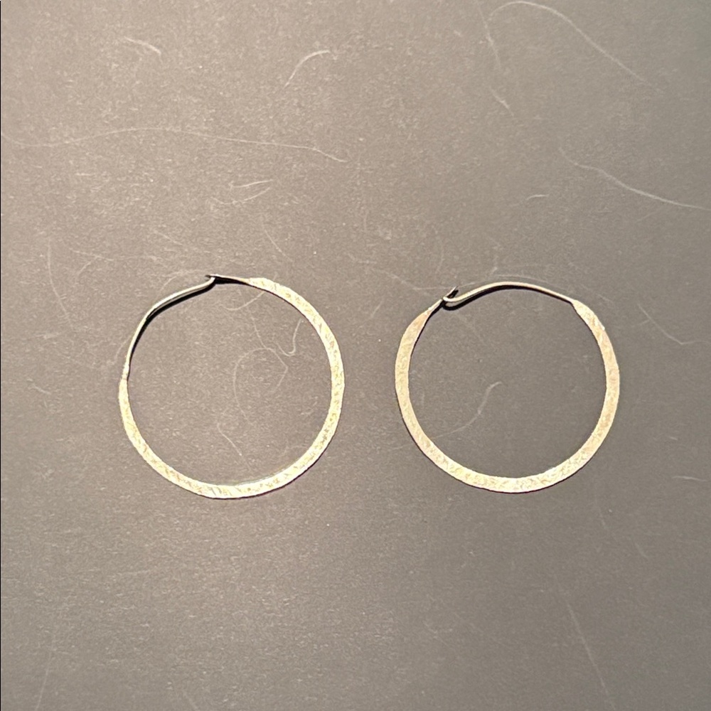 Elegant Silver Hoop Earrings